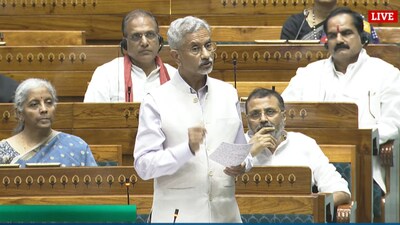 Opposition walked out of Rajya Sabha as EAM Jaishankar spoke on West Asia conflict.