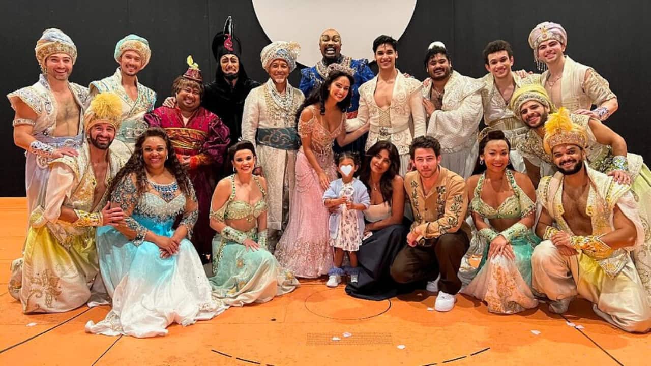 Broadway outing   Priyanka Chopra and Nick Jonas enjoyed a magical family outing with their daughter Malti Marie at New York’s iconic New Amsterdam Theatre to watch the Broadway production of Aladdin. Priyanka shared glimpses of the memorable moment on Instagram.