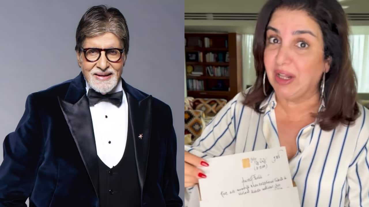 Amitabh Bachchan surprises Farah Khan with handwritten letter after her playful request: Your enormous creative contribution falls short by miles