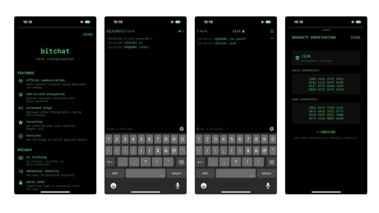 Jack Dorsey’s Bluetooth-based messaging app ‘bitchat mesh’ launches on iPhone