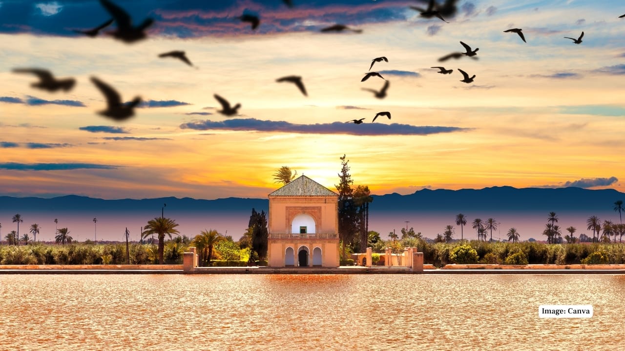 7. Marrakech, Morocco — A Mosaic of Senses and History Marrakech’s labyrinthine medina, aromatic spice markets, and ornate palaces compose a city alive with colour and culture. The city invites travellers to lose themselves amid its souks, absorb centuries of history, and engage deeply with Moroccan artistry and hospitality. (Image: Canva)