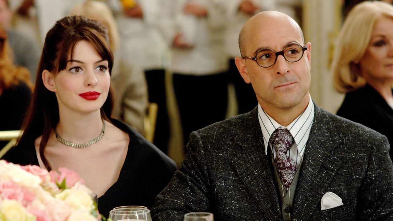 Stanley Tucci joins Meryl Streep as Nigel at The Devil Wears Prada 2 shoot