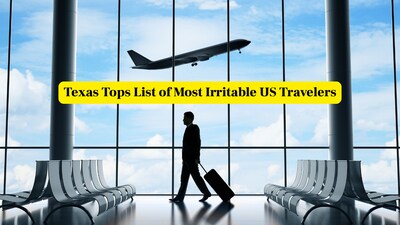 Texas tops the list of most irritable travelers in the US, while Iowa stays cool at 30,000 feet