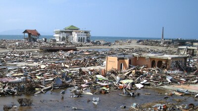 The government has estimated that the costs of rebuilding will be about $3 billion in Sumatra after monsoon rainfall was intensified by a rare cyclone earlier this month