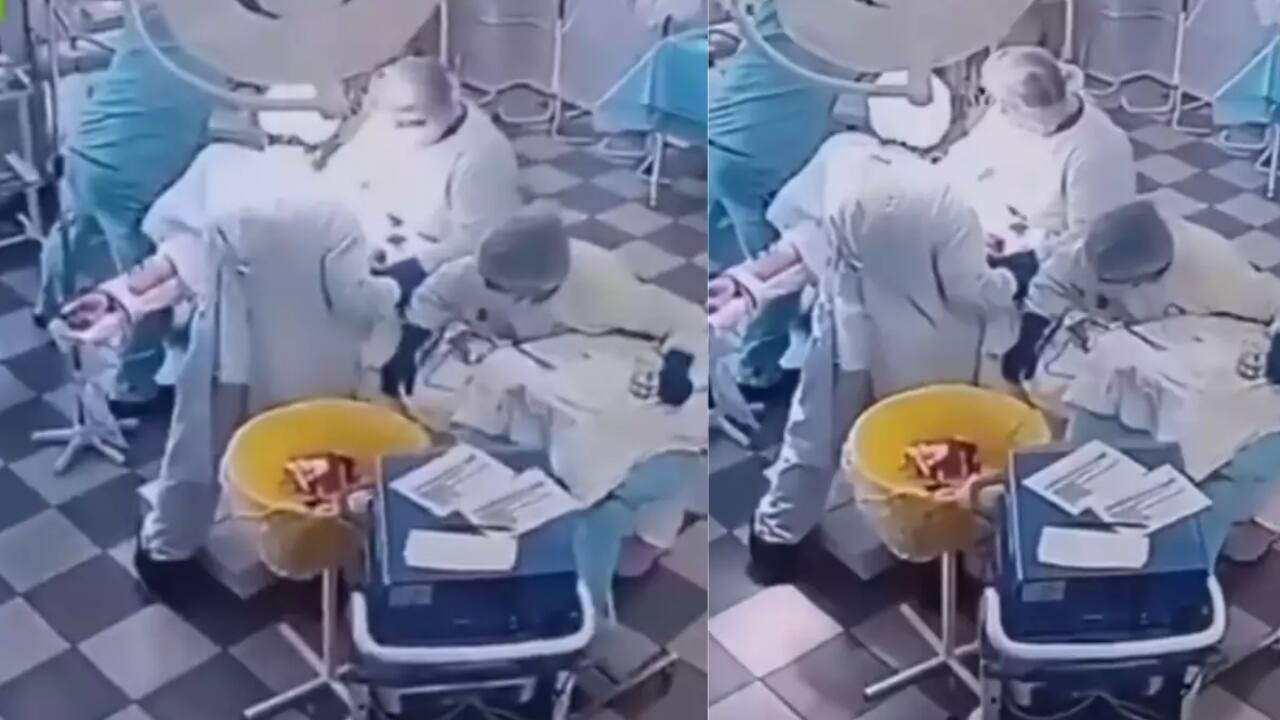 Caught on camera: Earthquake hits Russia's Kamchatka mid-surgery, doctors calmly continue operating
