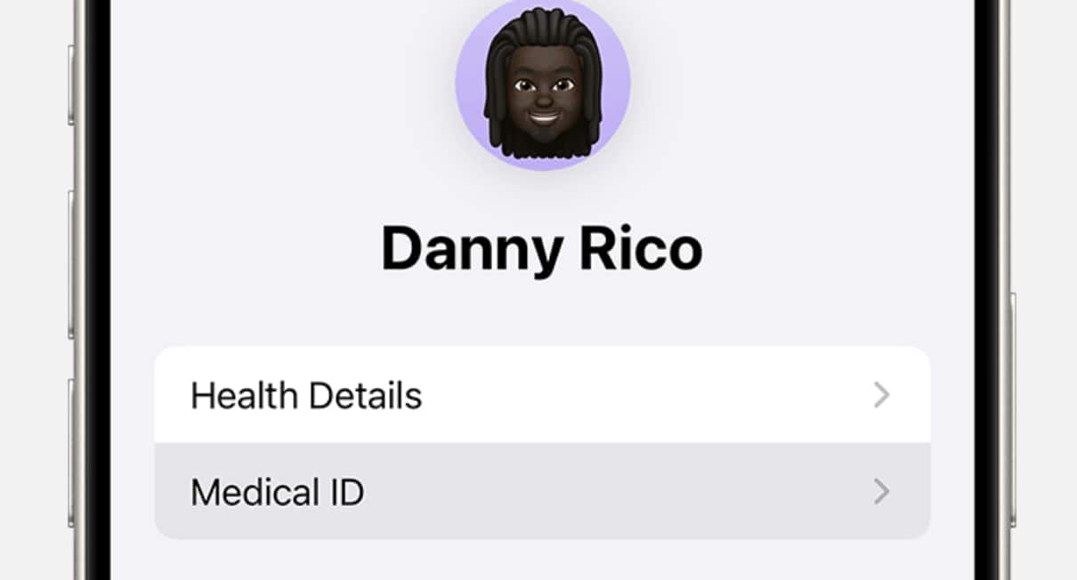 Set up Medical ID or Emergency Information