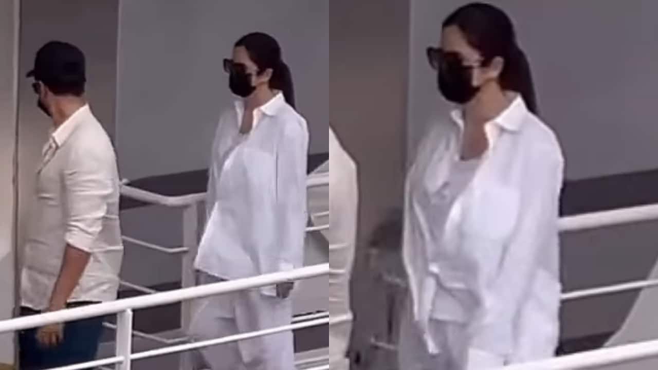 Katrina Kaif spotted wearing oversized shirt with husband Vicky Kaushal, a fan writes: ‘Kat looks pregnant’