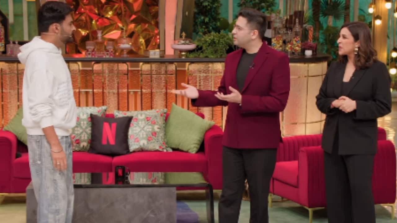 Raghav Chadha arrives barefoot on Kapil Sharma’s show with wife Parineeti Chopra, Krushna, and Kapil leave everyone in splits
