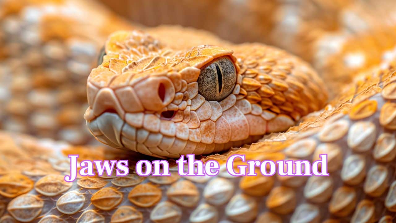 Jaws on the Ground: When snakes rest their jaws on the ground, they can detect minute surface vibrations from potential prey or predators. (Image: Canva)