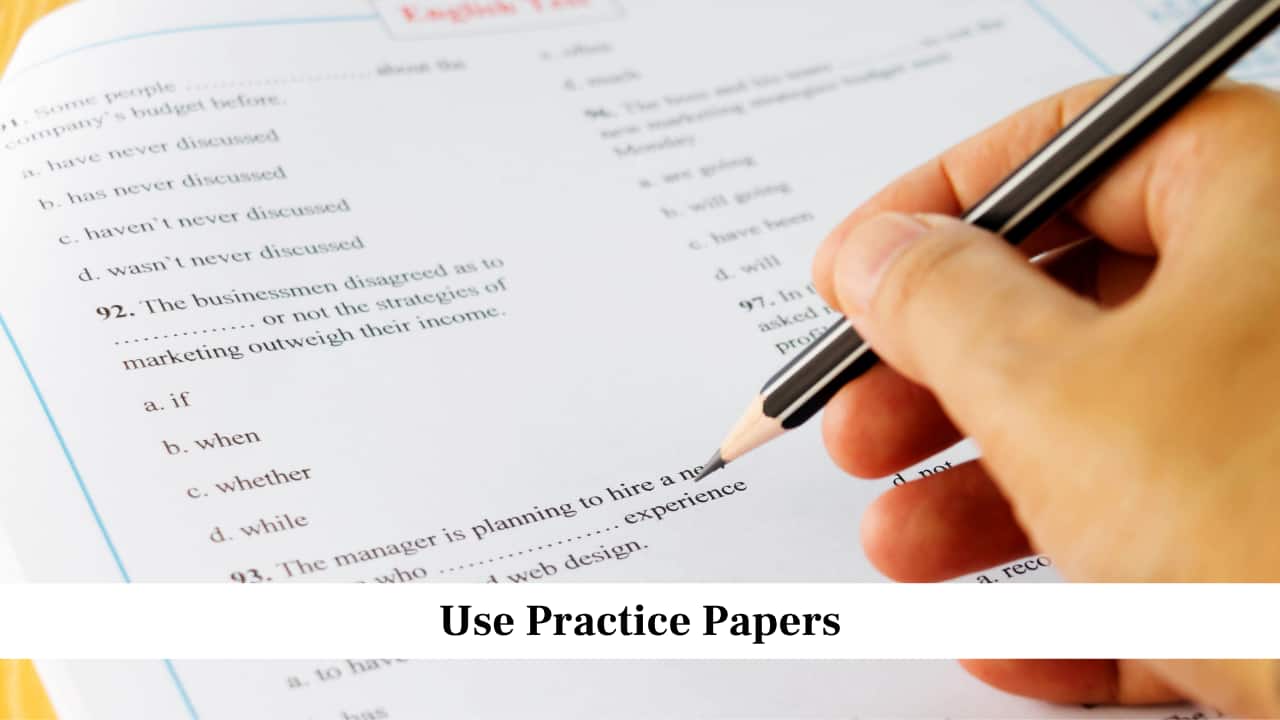 Use Practice Papers