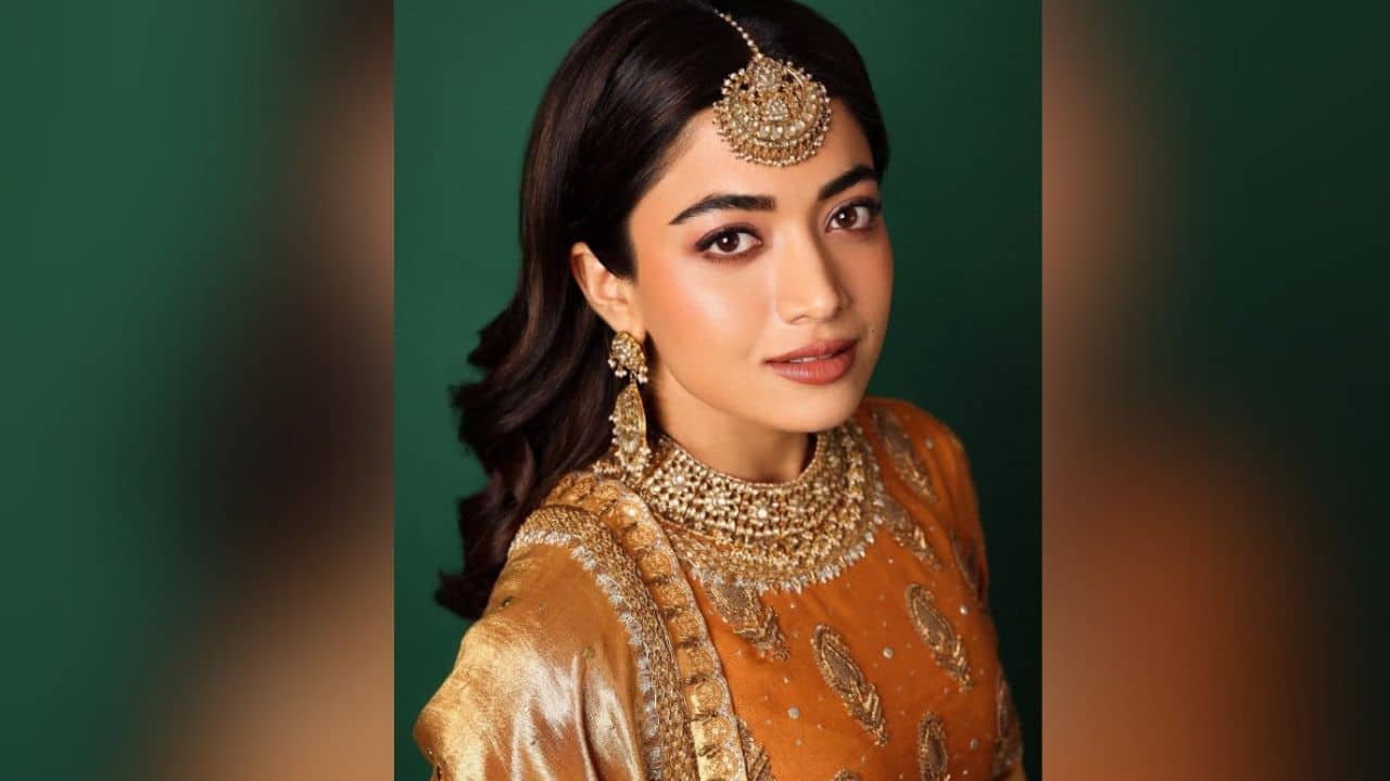 Golden Romance In gauzy, pastel-hued layers, Rashmika embraced a romantic, almost fairytale-like aesthetic. Light, floaty fabrics and delicate tones gave her a whimsical aura—chic, serene, and unmistakably hers.