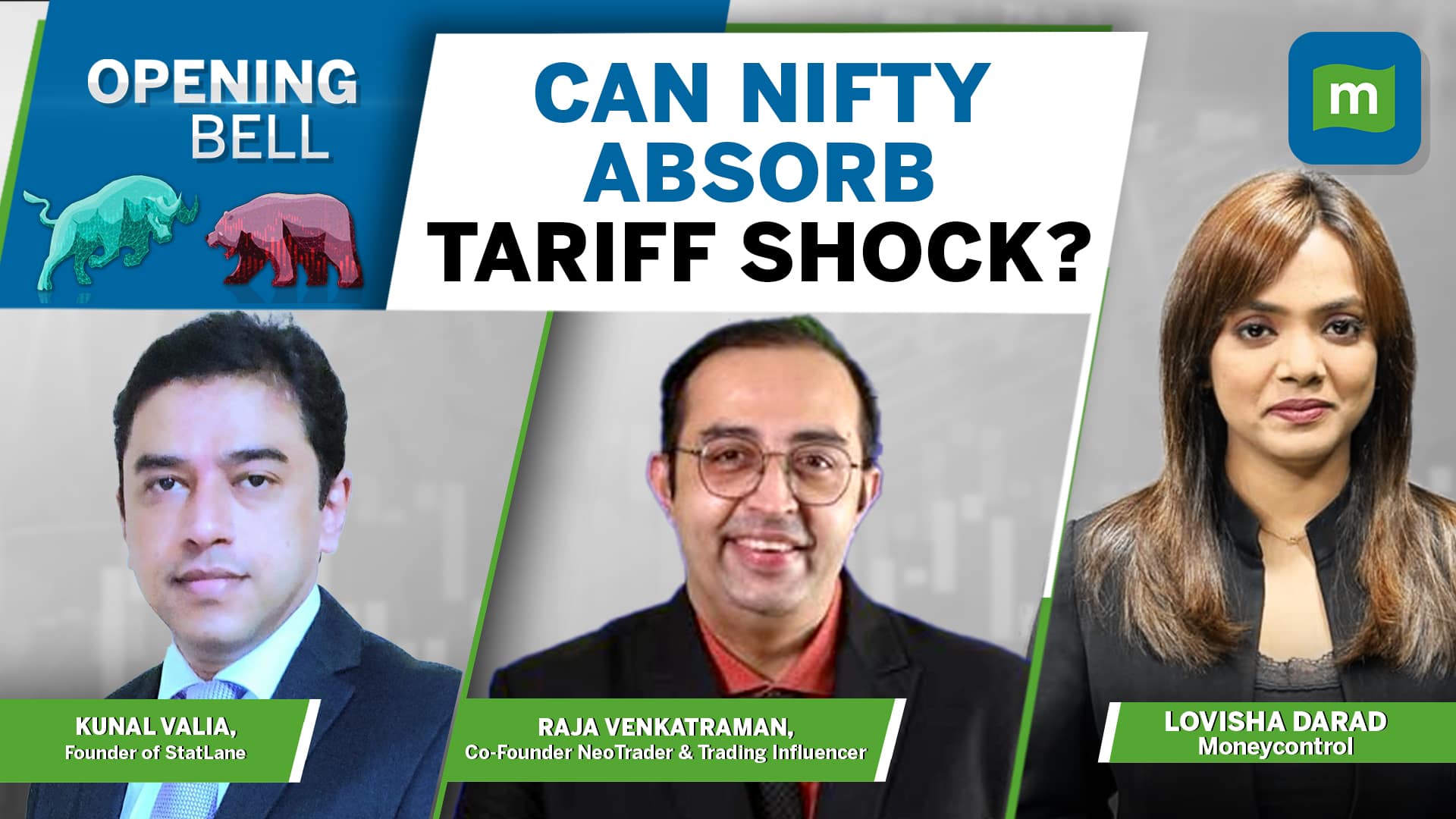 Live: How will Nifty move in August series, tariff jitters? | Opening Bell