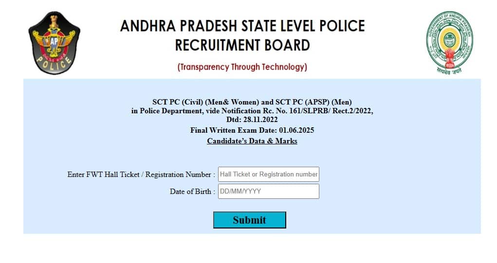 AP Police Constable Results 2025 declared at slprb.ap.gov.in: Direct link here AP Police Constable Results 2025 declared at slprb.ap.gov.in: Direct link here