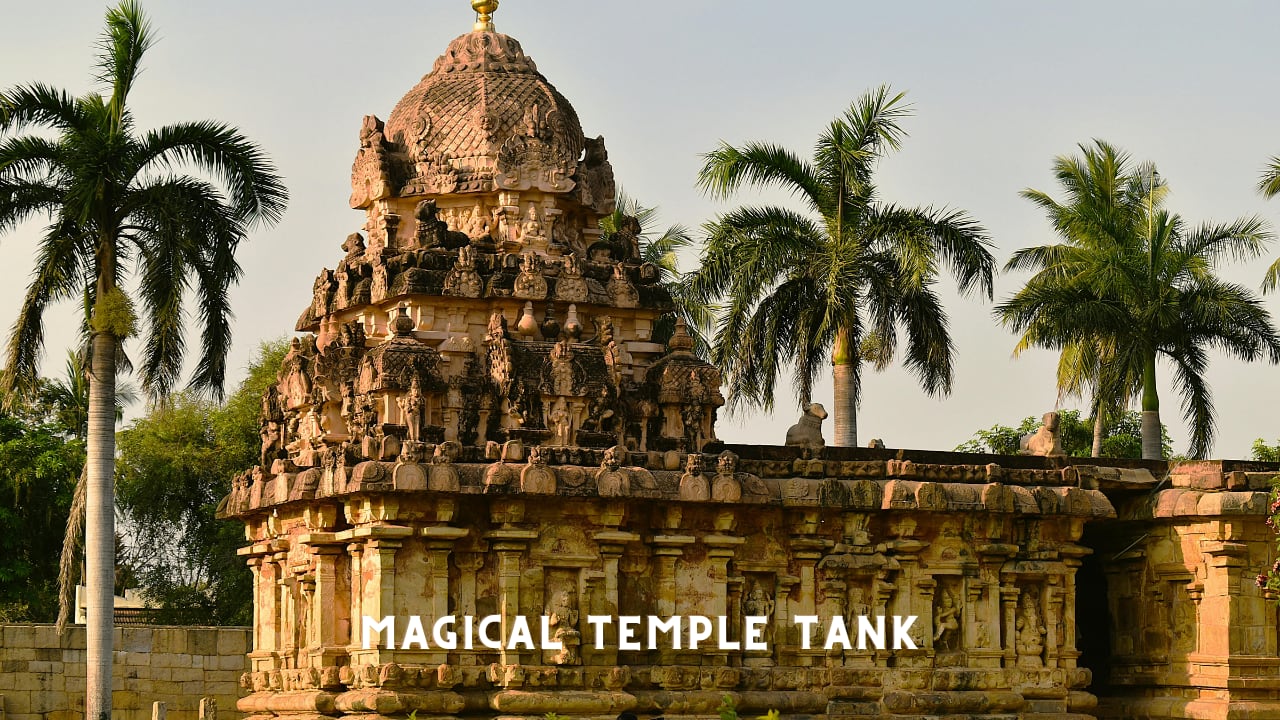 A layer of divine mystery is added to the temple by the Sivaganga tank, which is thought to connect underground with the Ganges River. (image: canva)