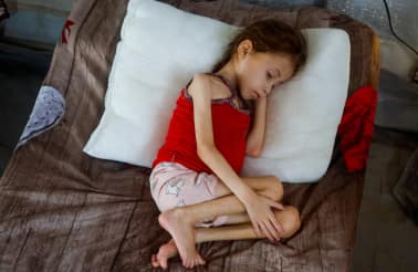 Jana, 8, suffers from severe malnutrition amid food shortages and disrupted healthcare in Gaza. (Image: Reuters) 