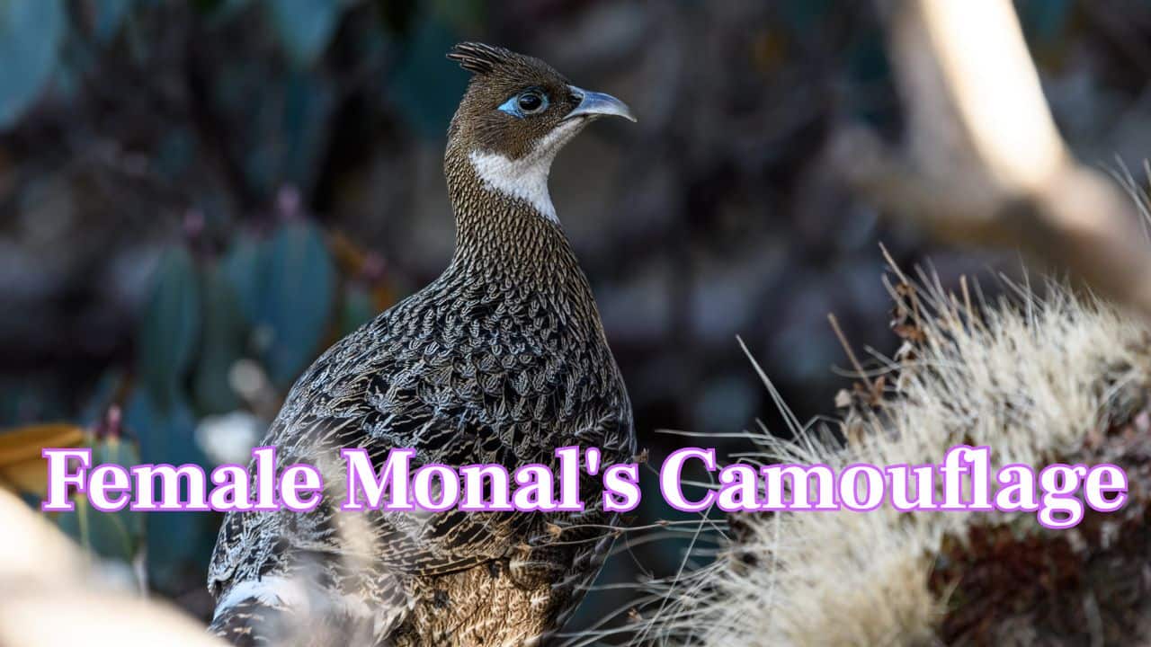 Female Monal's Camouflage: Unlike the males, females are brown and less flashy—perfect for blending into the forest while nesting. (Image: Canva)