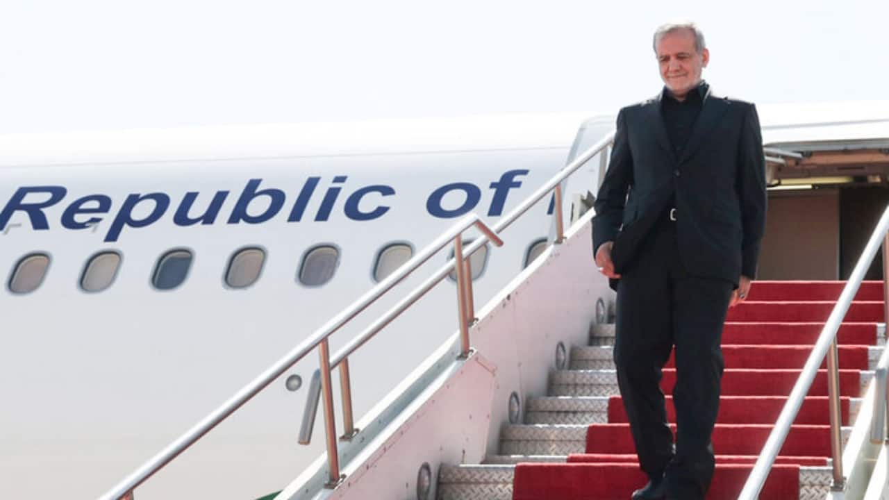 Iranian President Pezeshkian arrives in Pakistan for 2-day official visit