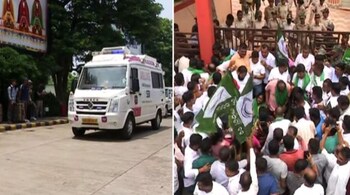 The incident took place near Bayabar village in Balanga block, where the minor was found with over 75% burn injuries near a river embankment. (Image credit: Odisha TV)