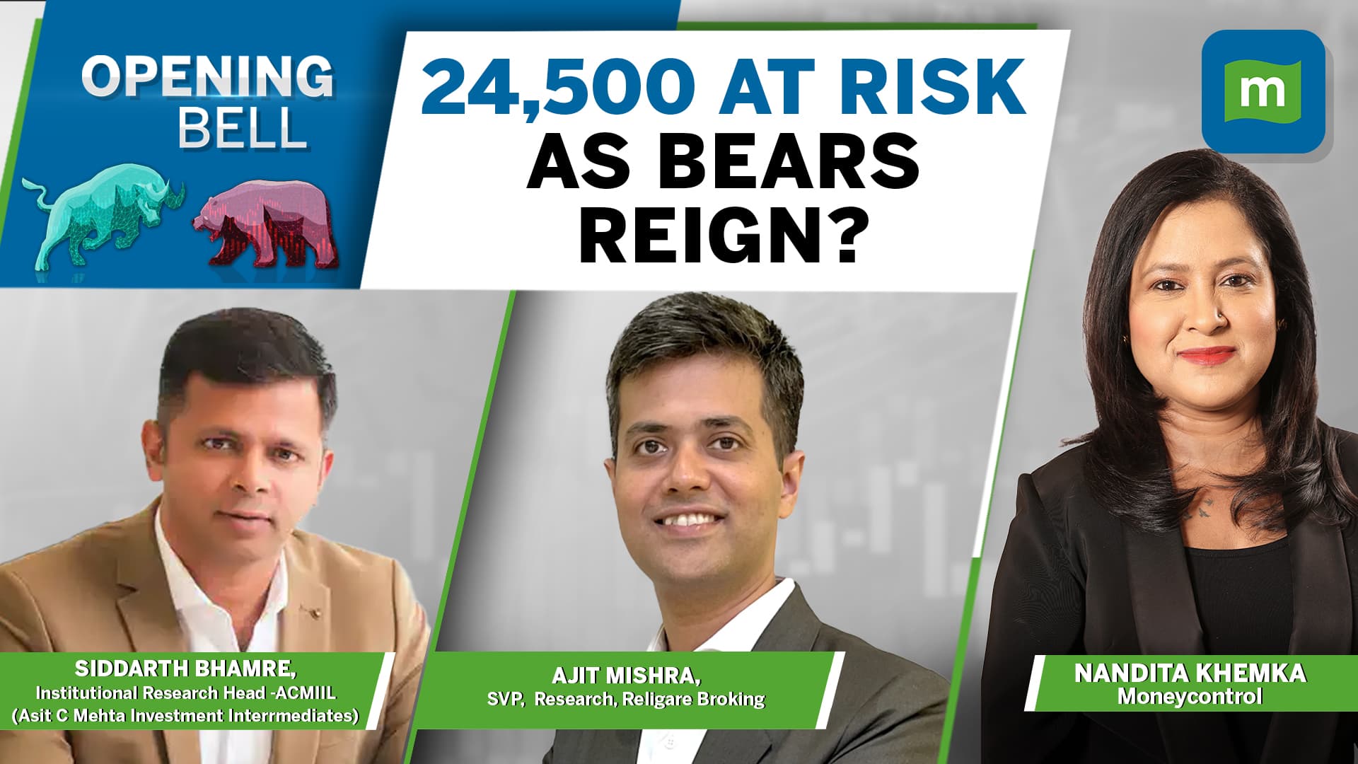 Nifty Support Levels At Risk Amid Bear Grip; Trump Tariff, RBI Policy In Focus| Opening Bell Live