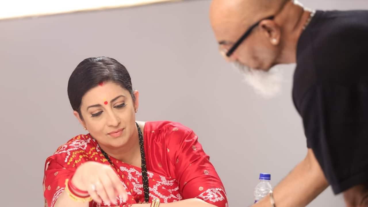 Smriti Irani praises Kyunki Saas Bhi Kabhi Bahu Thi 2 cinematographer Deepak Malwankar, compares TV craft to Brad Pitt’s F1