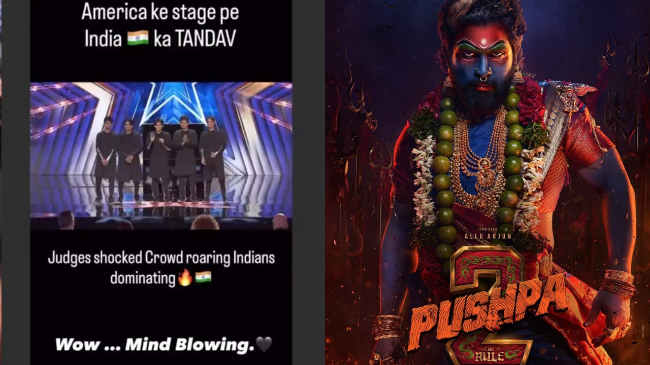 Allu Arjun applauds B Unique Crew’s electrifying Pushpa performance on America’s Got Talent