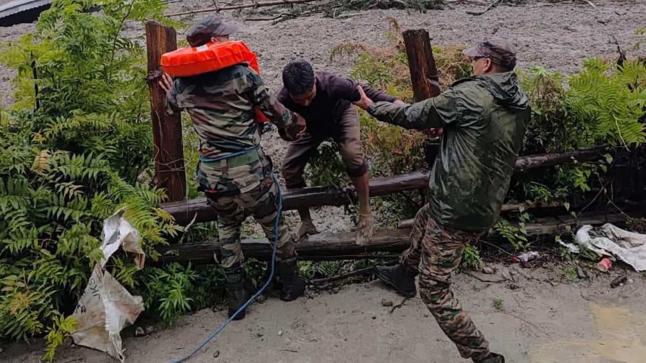 Several individuals could be buried under the debris, reported PTI. Around 20-25 hotels and homestays may have been washed away, too. (Photo: X)