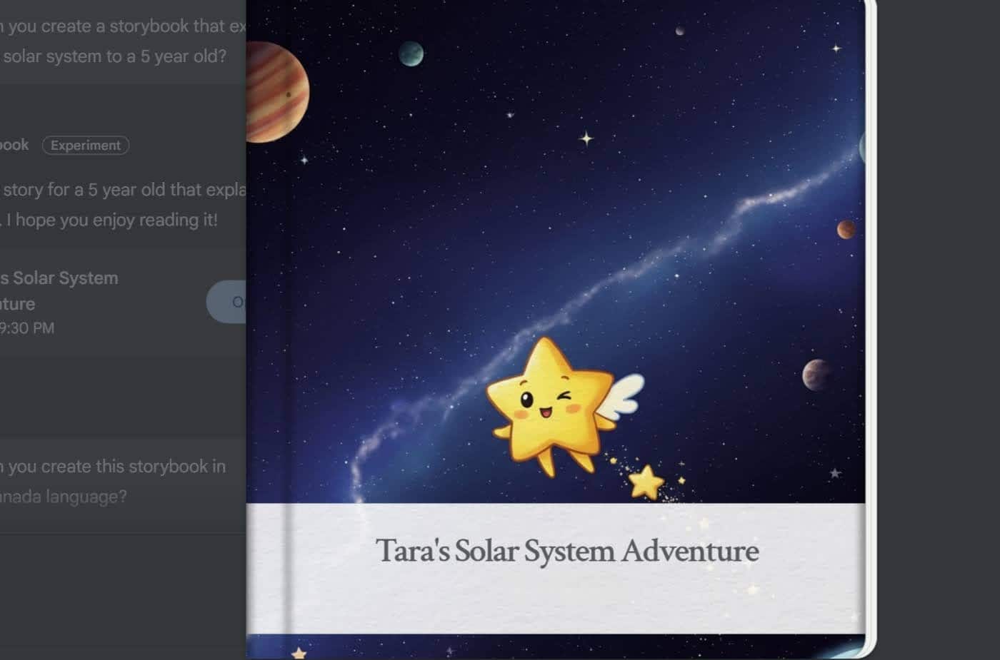 Google's Gemini now lets users create personalised storybooks with audio narration