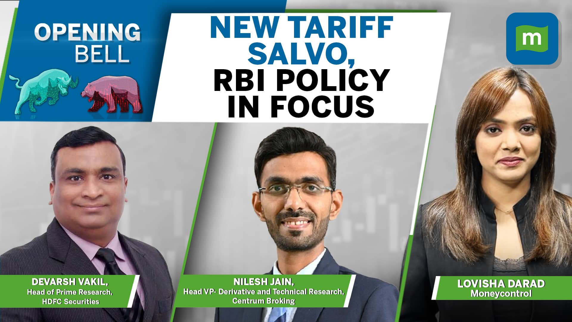 Trump’s Tariff Salvo & RBI Policy To Steer Nifty’s Path Today| Opening Bell Live
