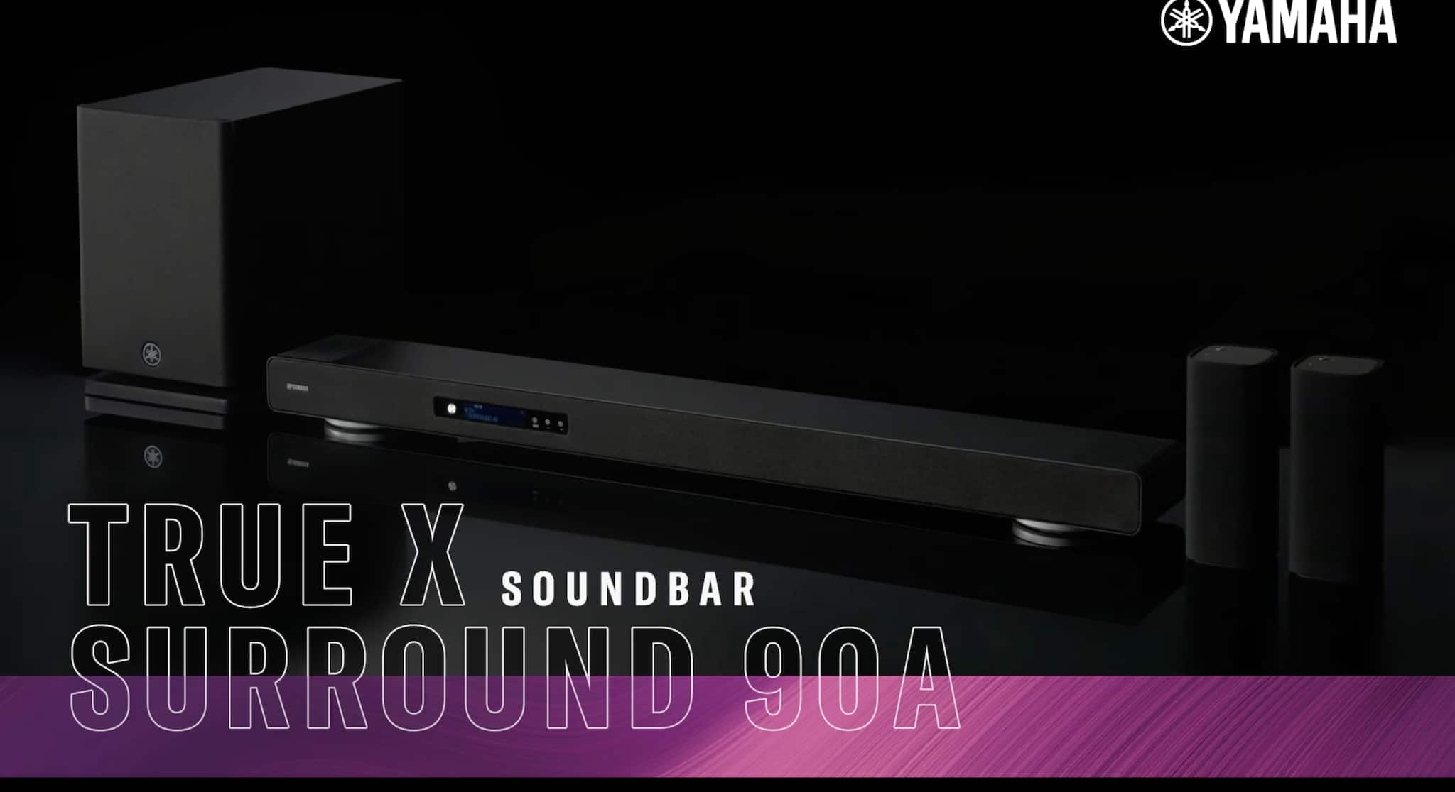 Yamaha True X Surround 90A Dolby Atmos soundbar launched with 12 up-firing speakers, wireless rear units
