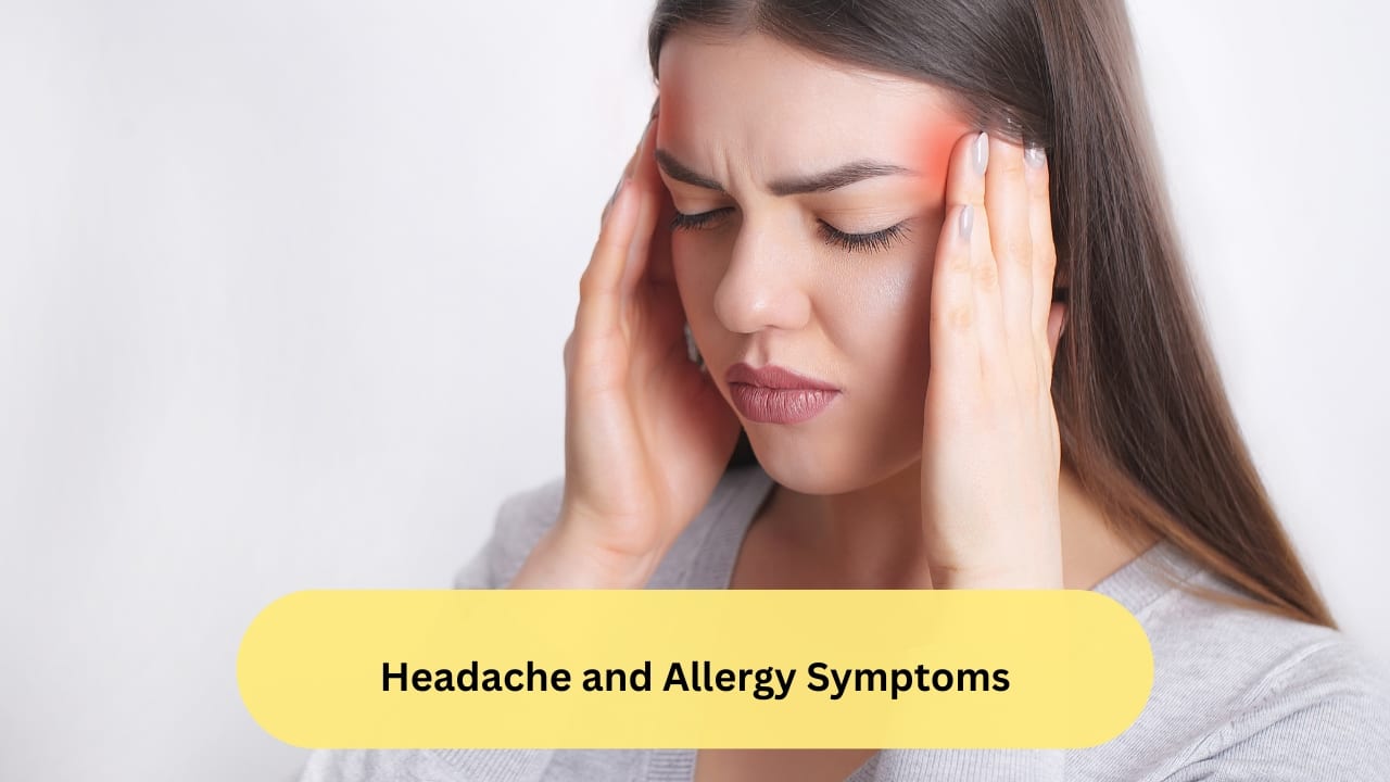 Headache and Allergy Symptoms If associated sinusitis is also detected, it can be the cause for headaches, frequently experienced by the affected individual. The person may also complain of sneezing and watery discharge, if they have a pre-existing allergy that could have led to nasal polyp.(Image: Canva)