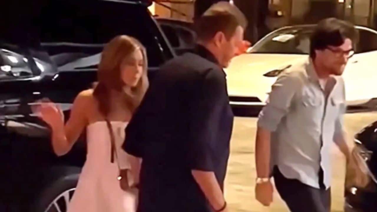 Jennifer Aniston and Jim Curtis step out for intimate NYC dinner with Jason Bateman and Amanda Anka