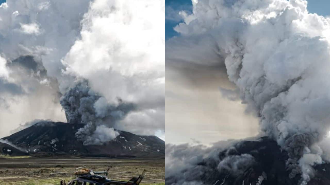 Russian volcano erupts after 500 years following 8.8-magnitude earthquake–Watch video here