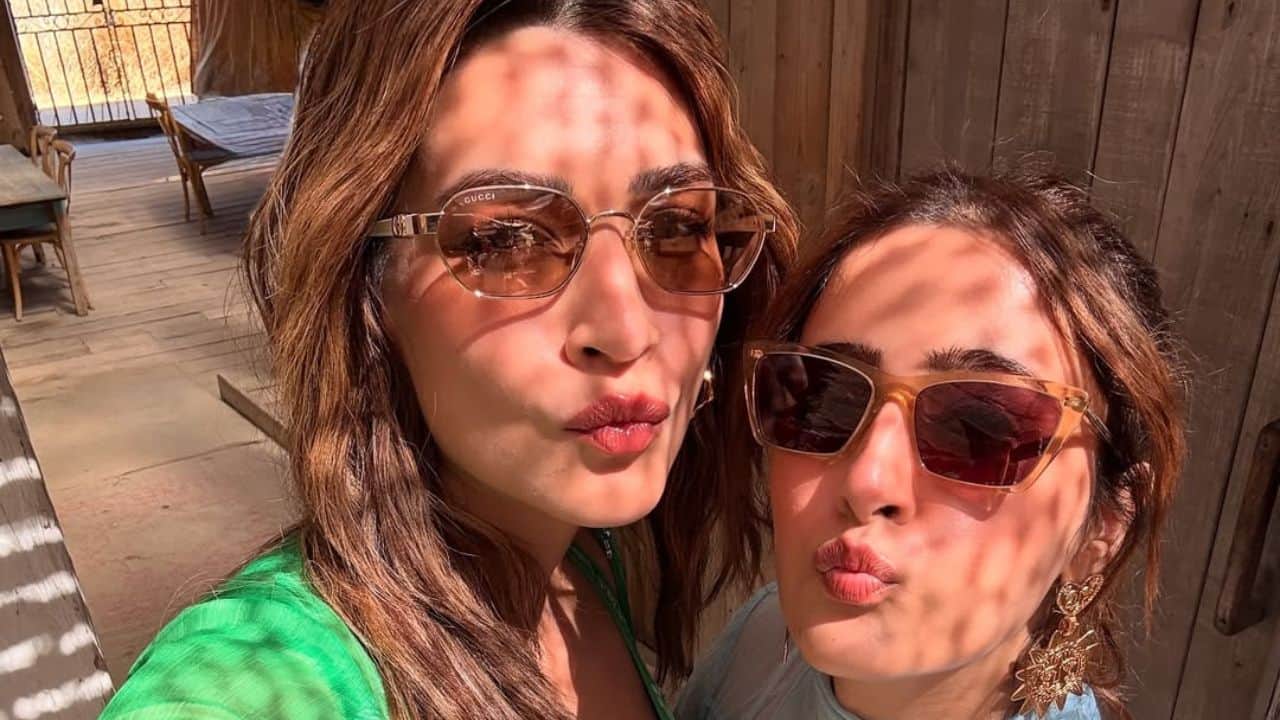 Nupur’s Dreamy Blue Ensemble Standing alongside Kriti, Nupur Sanon brought balance to the palette in a soft, pastel blue sheer dress with ruffle detailing and dramatic sleeves. Her breezy outfit was both ethereal and chic — perfect for a beach brunch or a sunlit café date.