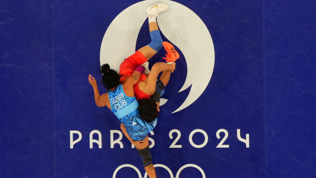 She defeated Cuba's Lopez Yusneylis Guzman with a 5-0 scoreline in the semifinal of women’s 50kg freestyle wrestling, which then made her the first Indian female grappler to reach the finals at Olympics (Reuters Photo) She defeated Cuba's Lopez Yusneylis Guzman with a 5-0 scoreline in the semifinal of women’s 50kg freestyle wrestling, which then made her the first Indian female grappler to reach the finals at Olympics (Reuters Photo)
