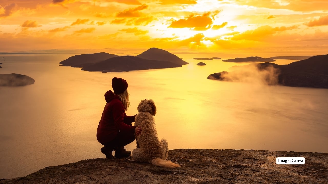 Sunset colors arise from a scientific process called scattering, where particles and molecules in the atmosphere alter sunlight’s path. During sunset, sunlight travels through more atmosphere, scattering shorter wavelengths and allowing warm hues like red, orange, and yellow to flood the sky. Weather conditions such as clouds, wind, and humidity shape each sunset’s unique palette, making every evening a one-of-a-kind spectacle. Here are the world’s most stunning sunsets, where science and nature come together in perfect harmony: (Image: Canva)