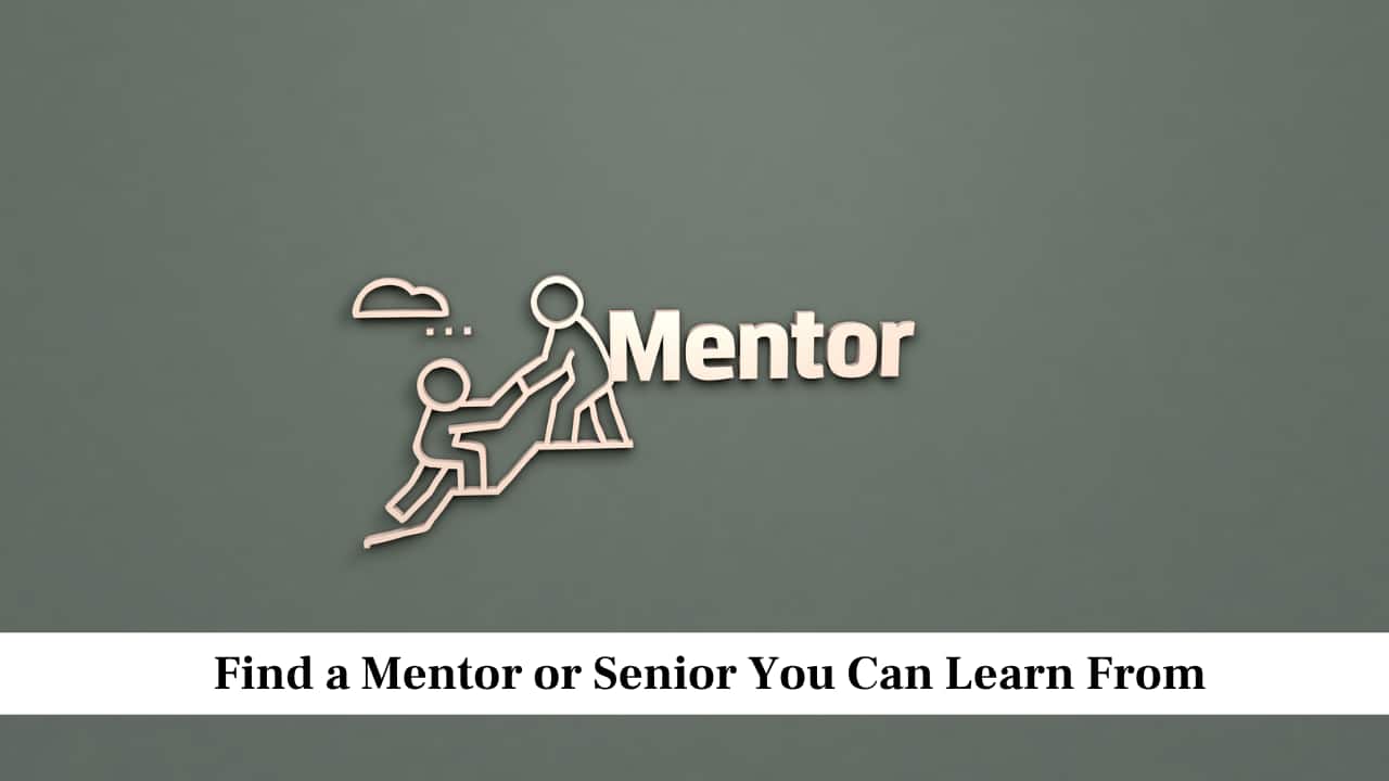 Find a Mentor or Senior You Can Learn From
