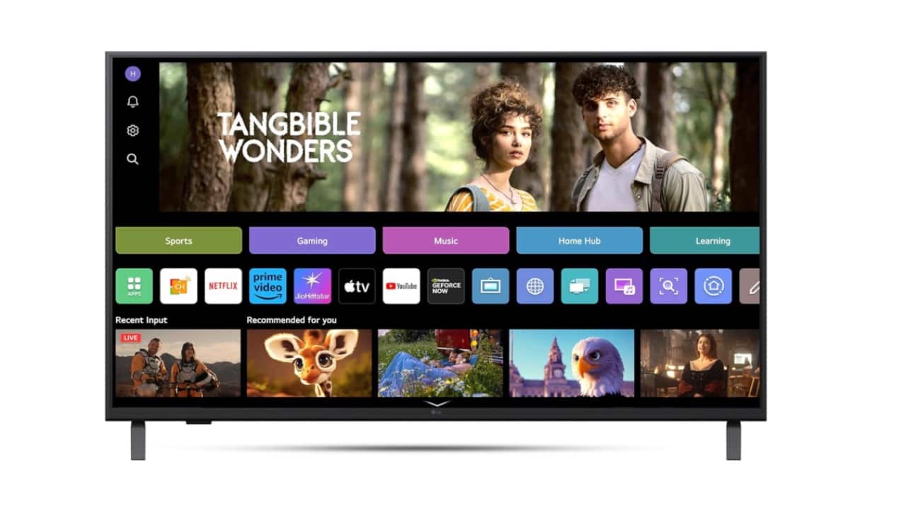 LG’s 55‑Inch 4K LED with webOS This LG uses 4K UHD resolution and HDR10/HLG support. Its webOS platform is intuitive, voice-enabled and backed by AI Sound Pro. Ideal for daily viewing.