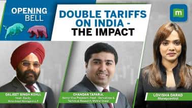 Live: Trump doubles tariffs on India, are we headed for a muted start? | Opening Bell
