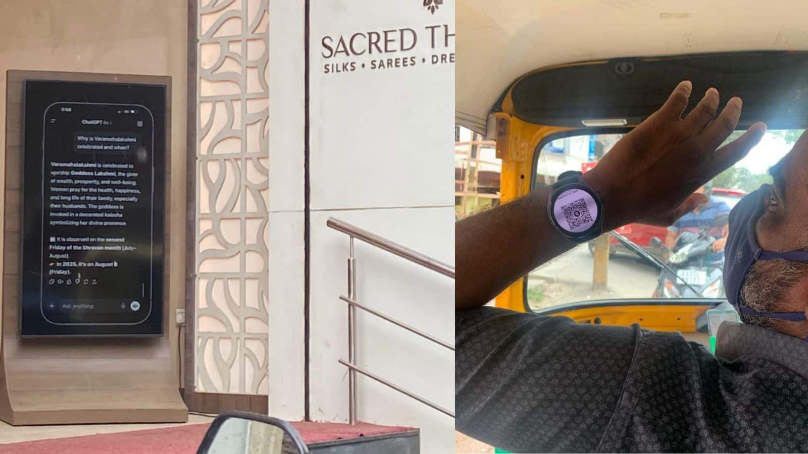 Bengaluru saree shop uses ChatGPT-style ad to woo buyers, internet calls it ‘Peak Bengaluru’