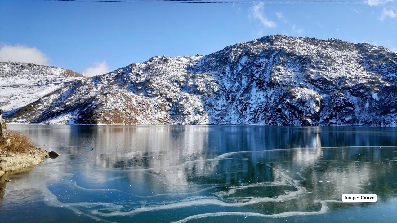 5. Sikkim (Selective Areas) Sikkim doesn’t require an ILP for Indian tourists in general, but certain sensitive spots like Tsomgo Lake, Nathu La Pass, and Yumthang Valley do. These areas are close to international borders and are protected due to environmental and strategic concerns. (Image: Canva)