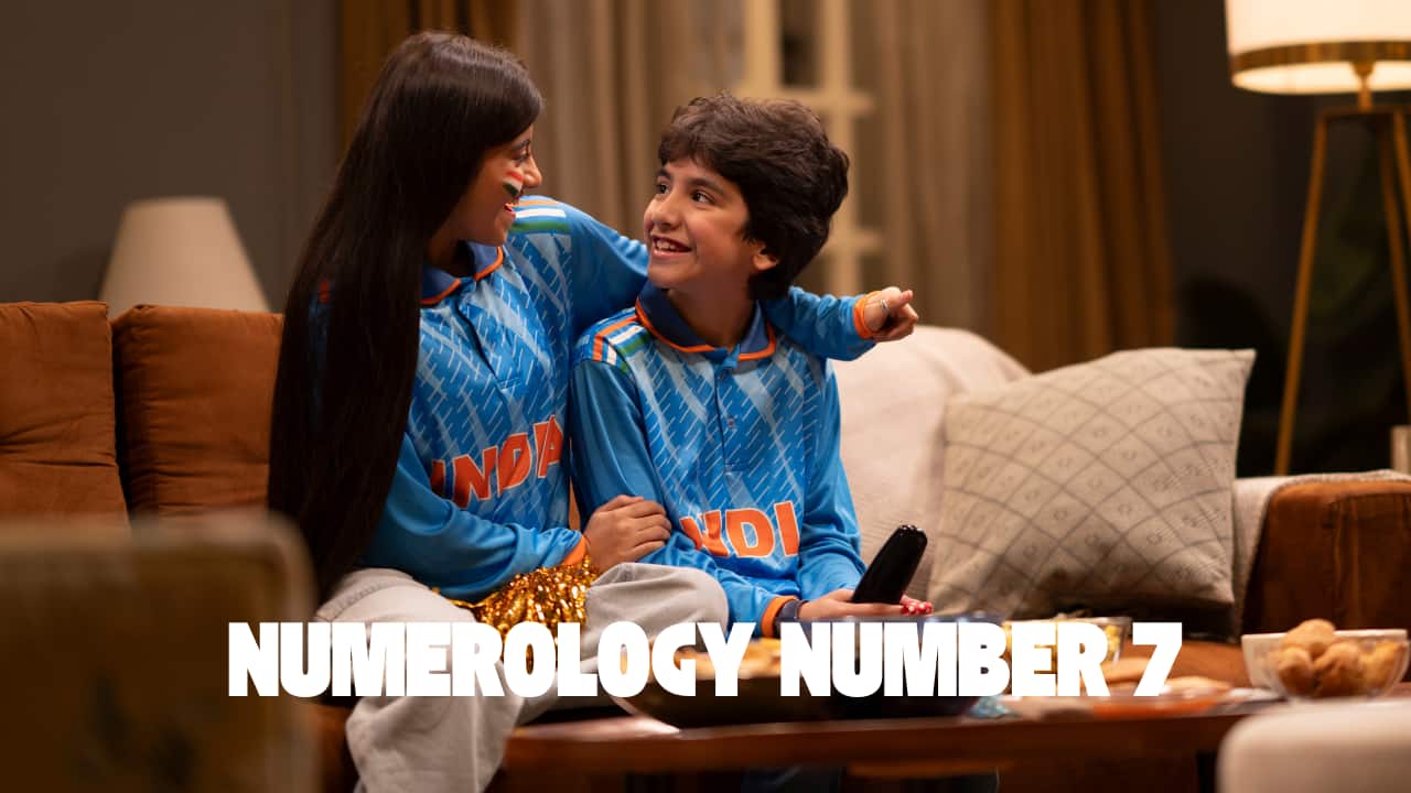 Numerology Number 7: Mysterious and spiritual. Despite feeling far away, you might feel incredibly connected. inner development guided by a karmic sibling. (image: canva)