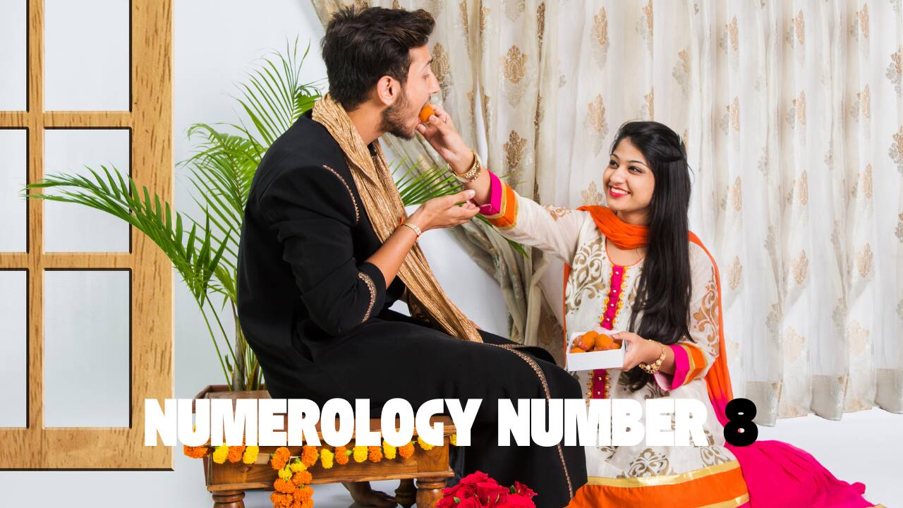 Numerology Number 8: Ferocious and power-driven. They urge you to get up. a karmic connection that gives you courage and drive. (image: canva)