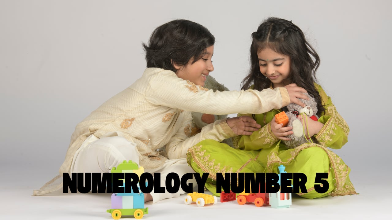 Numerology Number 5: Adventurous and unpredictable. They challenge your limits. A karmic push to break out of comfort zones. (image: canva)