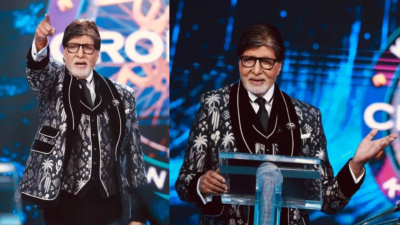Amitabh Bachchan begins shooting for Kaun Banega Crorepati 17 with silver jubilee celebration, see BTS pics