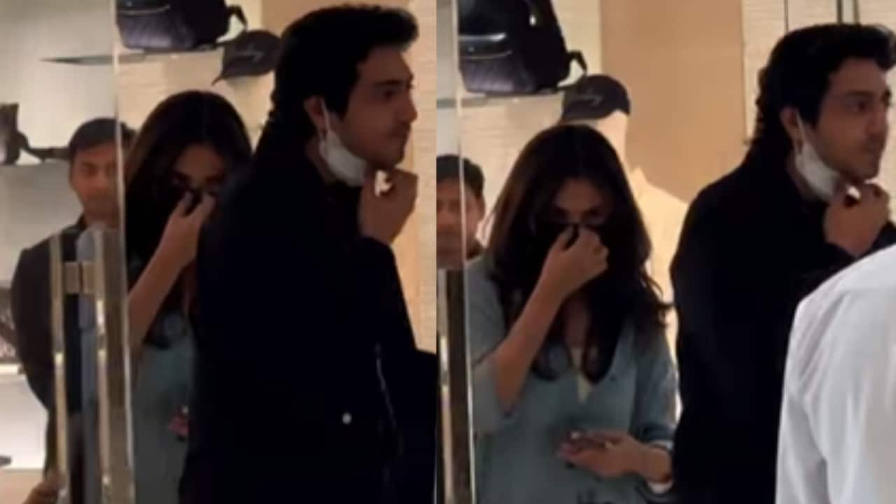 Saiyaara actors Aneet Padda and Ahaan Panday enjoy shopping together in Mumbai