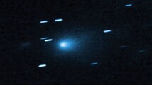 Comet 3I/ATLAS shows twin jets and rotational wobble in Hubble observations