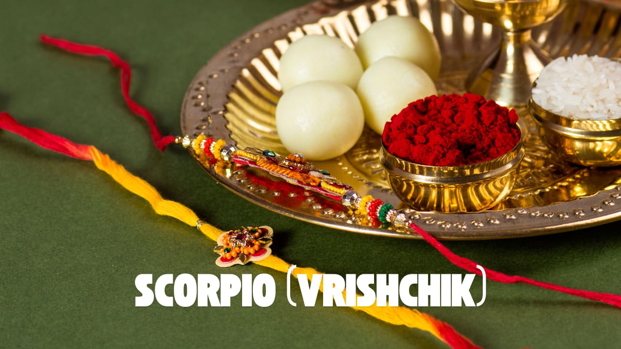 Red or maroon Rakhi is auspicious for Scorpio. It brings passion, protection, and determination in their journey. (image: canva)