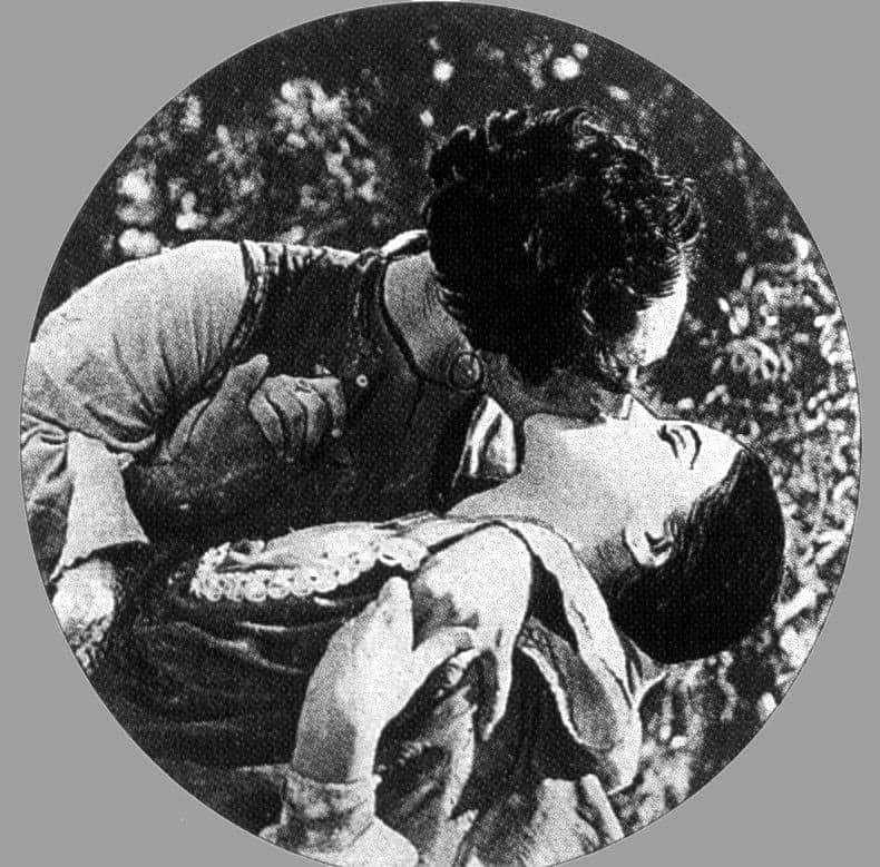 Sulochana and Dinshaw Billimoria in the 1929 film Heer Ranjha. (Image via Wikimedia Commons)