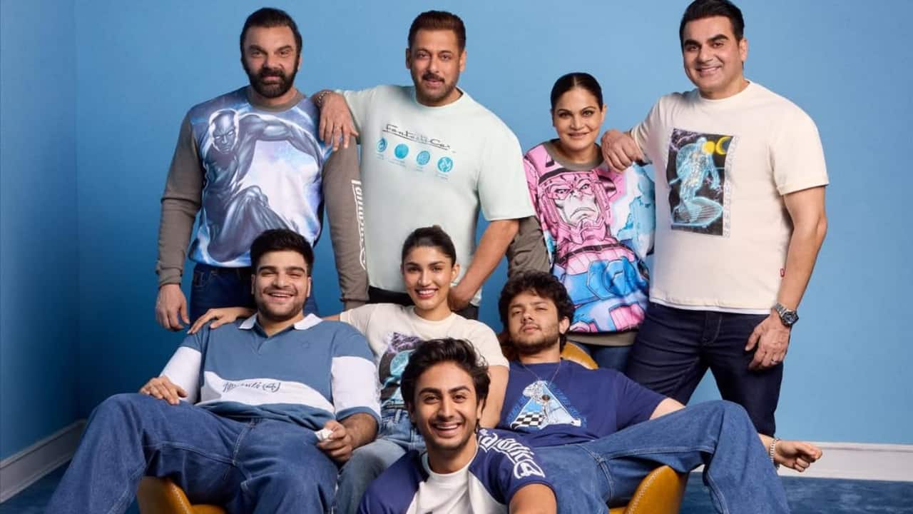 Salman Khan poses with brothers and family for special Being Human photoshoot featuring Marvel’s Fantastic Four collection