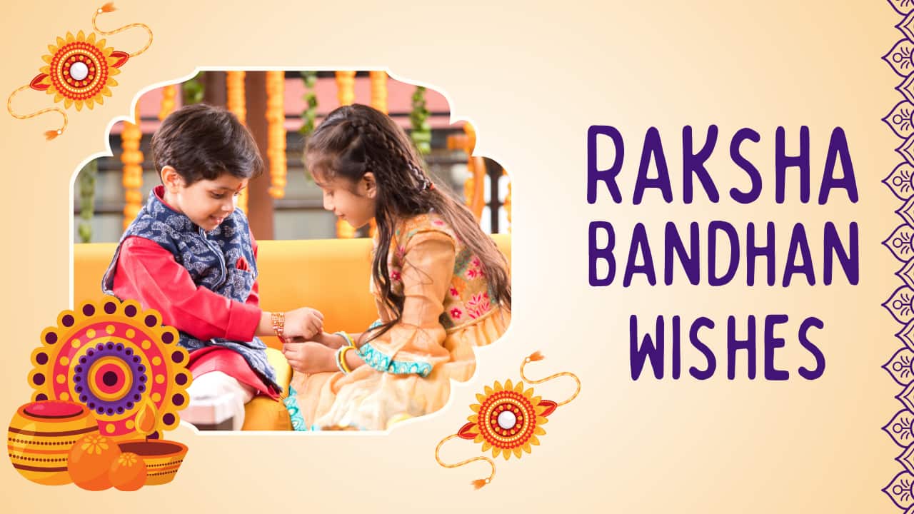 Happy Raksha Bandhan 2025: Top 60+ Images, Wishes, Card, WhatsApp Status &amp; Instagram Stories for your siblings